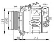 OEM COMPRESSOR ASSY, COOLER 32256