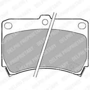 OEM BRAKE PAD AXLE SET LP743