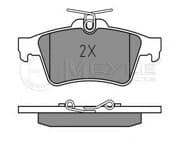 OEM Brake Pad Set, disc brake 0252413716PD