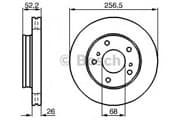 OEM BREMSSCHEIBE 0986478485