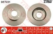 OEM BRAKE ROTOR DF7231