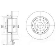 OEM BRAKE DISC (DOUBLE PACK) BG3076