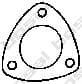 OEM GASKET, EXHAUST PIPE METAL 256020