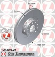 OEM DISC BRAKE ROTOR 100330320