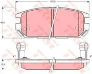 OEM PAD KIT, DISC BRAKE GDB3199