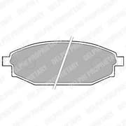 OEM BRAKE PAD AXLE SET LP1665