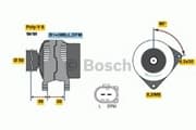 OEM DREHSTROMLICHTMASCHINE I.AUS 0986041310