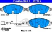 OEM PAD KIT, DISC BRAKE 13046027852