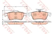 OEM PAD KIT, DISC BRAKE GDB2086