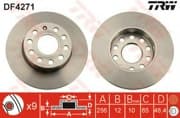 OEM DISC BRAKE ROTOR DF4271