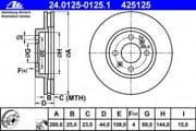 OEM BRAKE ROTOR 24012501251