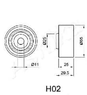 OEM TENSIONER ASSY, PULLEY 450H002