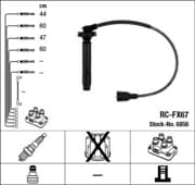 OEM WIRES FOR SPARK PLUGS 6856