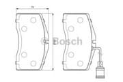 OEM BREMSBELAG 0986424664