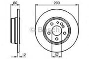 OEM BREMSSCHEIBE 0986478607