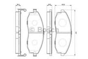 OEM BREMSBELAG 0986424670