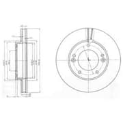 OEM BRAKE DISC (DOUBLE PACK) BG3858