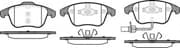 OEM Brake Pad Set, disc brake 121911