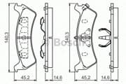 OEM BREMSBELAG 0986424655