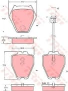 OEM PAD KIT, DISC BRAKE GDB1381