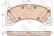 OEM PAD KIT, DISC BRAKE GDB2004