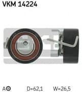 OEM TENSIONER ASSY, PULLEY VKM14224