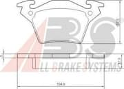 OEM Brake Pads/ABS 37104