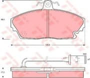 OEM PAD KIT, DISC BRAKE GDB479