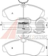 OEM Brake Pads/ABS 36884