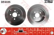 OEM BRAKE ROTOR DF4335