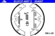 OEM BRAKE SHOE SET DB W212,W218 03013740072