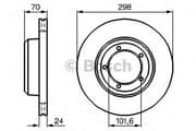 OEM BREMSSCHEIBE 0986478824