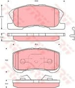 OEM PAD KIT, DISC BRAKE GDB3220