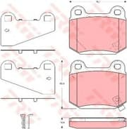 OEM PAD KIT, DISC BRAKE GDB3350