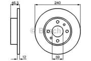 OEM BREMSSCHEIBE 0986478353