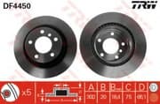 OEM DISC BRAKE ROTOR DF4450