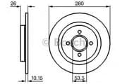 OEM BREMSSCHEIBE 0986479049