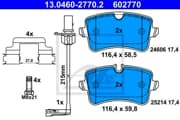 OEM PAD KIT, DISC BRAKE 13046027702