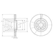 OEM BRAKE DISC (SINGLE PACK) BG9098