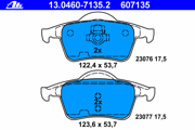 OEM PAD KIT, DISC BRAKE 13046071352