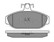 OEM DISC BRAKE PAD SET 0252126617