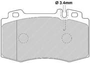 OEM PAD KIT, DISC BRAKE FDB1661