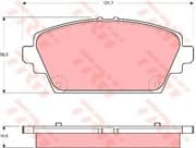 OEM PAD KIT, DISC BRAKE GDB3291