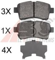 OEM Brake Pads/ABS 37843