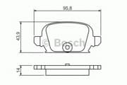 OEM BREMSBELAG 0986494340