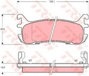 OEM BRAKE PAD GDB3129