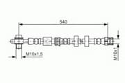 OEM HOSE ASSY, WINDSHIELD WASHER 1987481566