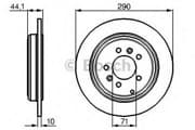 OEM BREMSSCHEIBE 0986478556