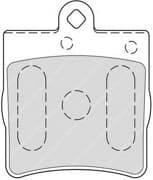 OEM PAD KIT, DISC BRAKE FDB1311