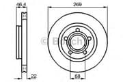 OEM BREMSSCHEIBE 0986478574